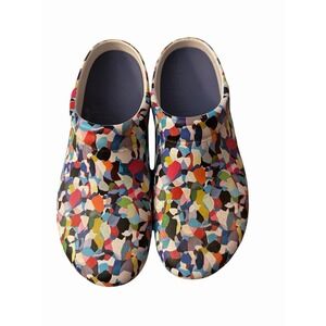 Dansko Kane Clog Kaleidoscope Molded Mule Slip-On Womens Size 37 EU - US 6.5-7